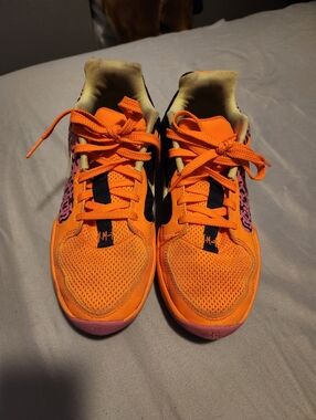Nike Ja's Bright Orange Mesh Athletic Sneakers